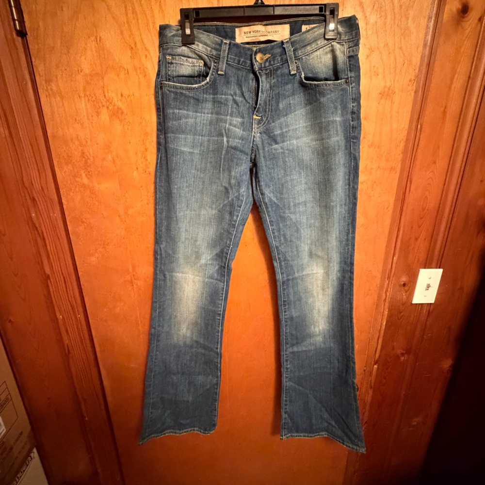 New‎ York & Company Medium Blue Flare Jeans